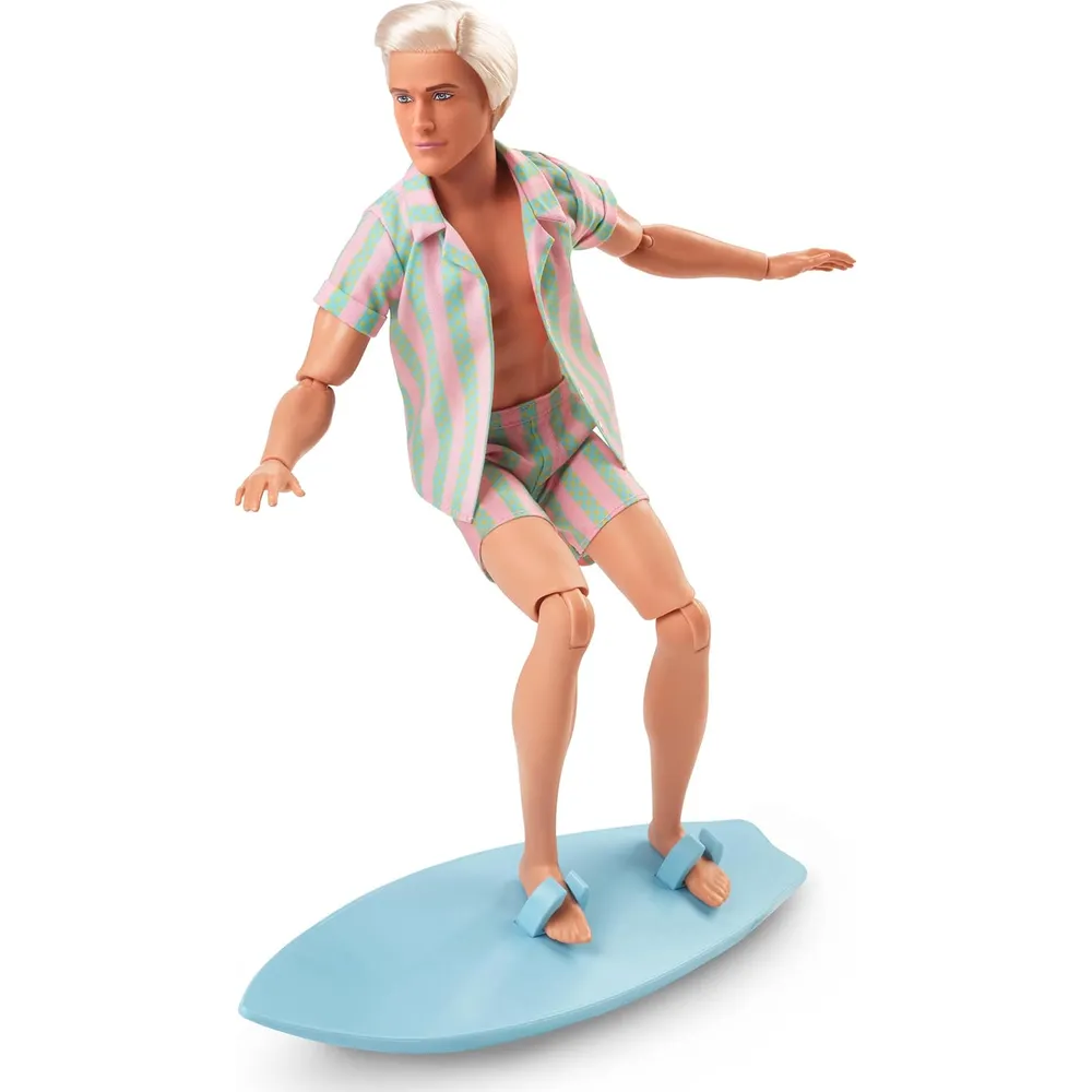 KEN BARBIE PELÍCULA MUÑECO LOOK PLAYERO CON SURF