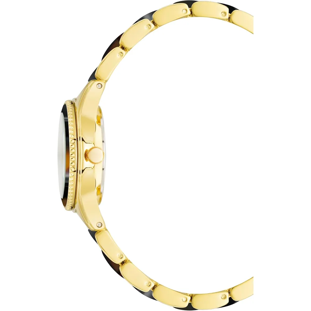 Anne klein AK/3212LPRG reloj de pulsera de resina | 30 mm - Marrón/Oro