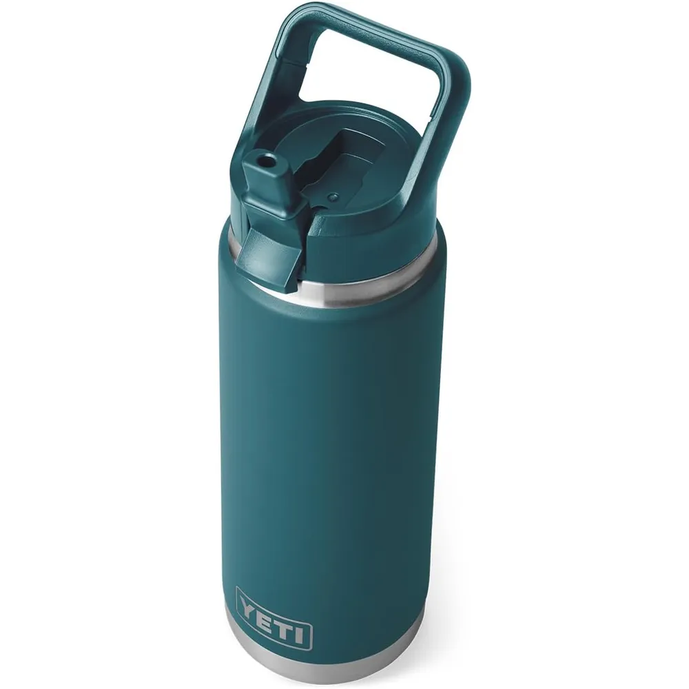 YETI Botella Rambler con Tapa de Cañita de 26 oz | Verde Jade