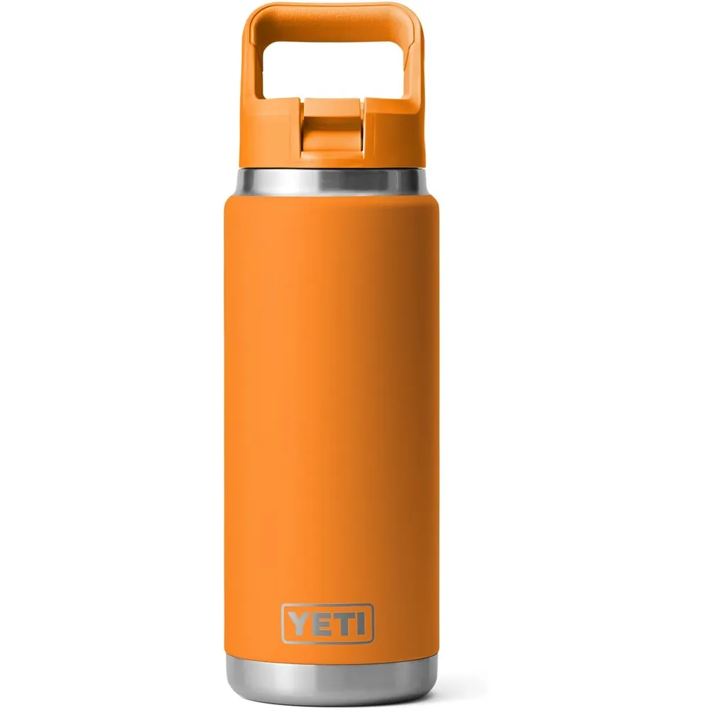 YETI Botella Rambler con Tapa de Cañita de 26 oz | Naranja