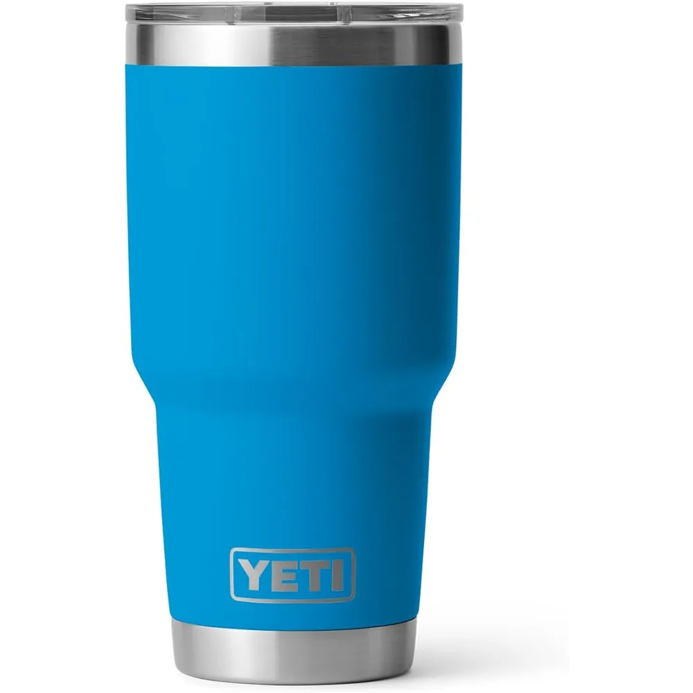YETI Rambler Vaso de 30 oz de acero inoxidable y tapa MagSlider color azul