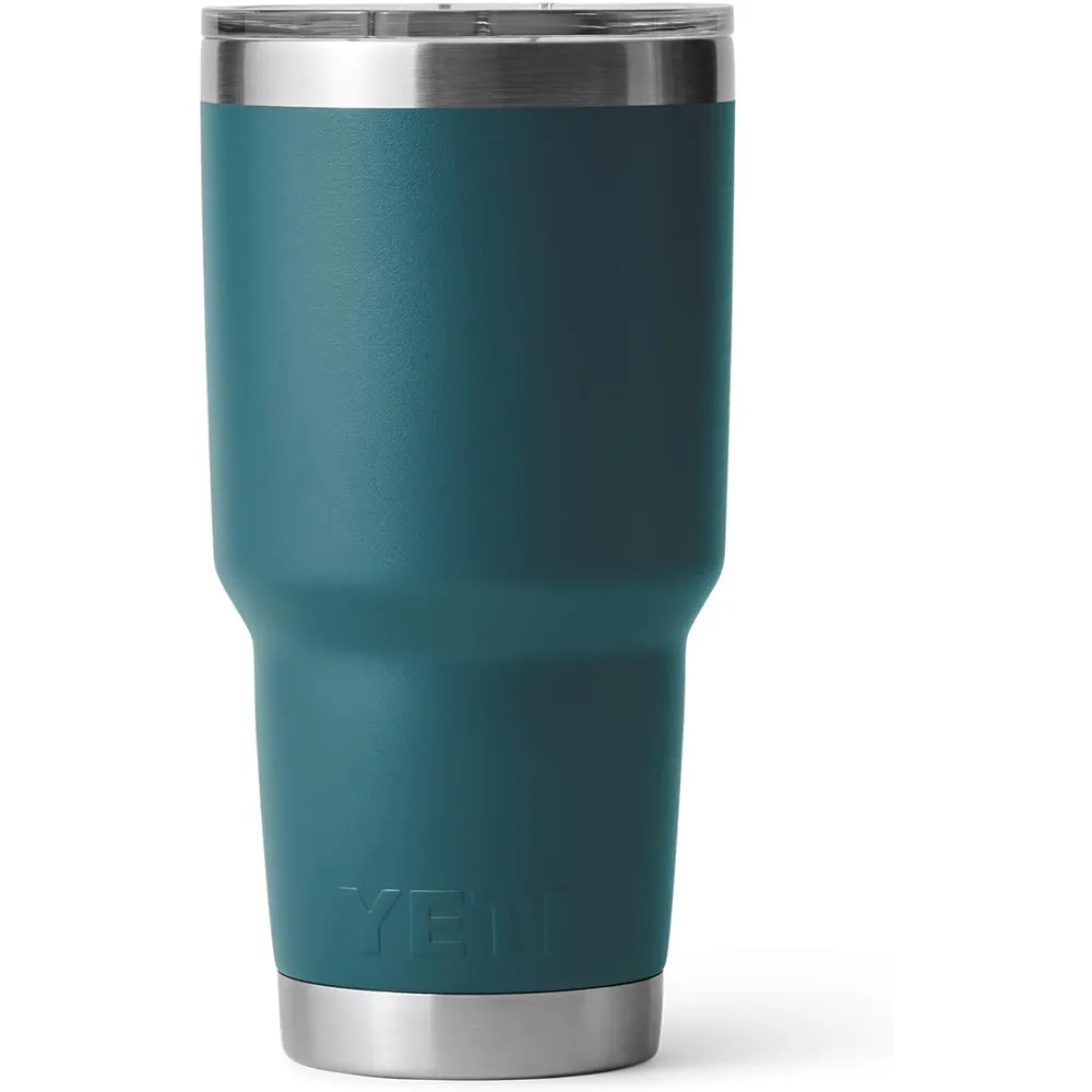 YETI Rambler Vaso de 30 oz de acero inoxidable y tapa MagSlider color verde jade