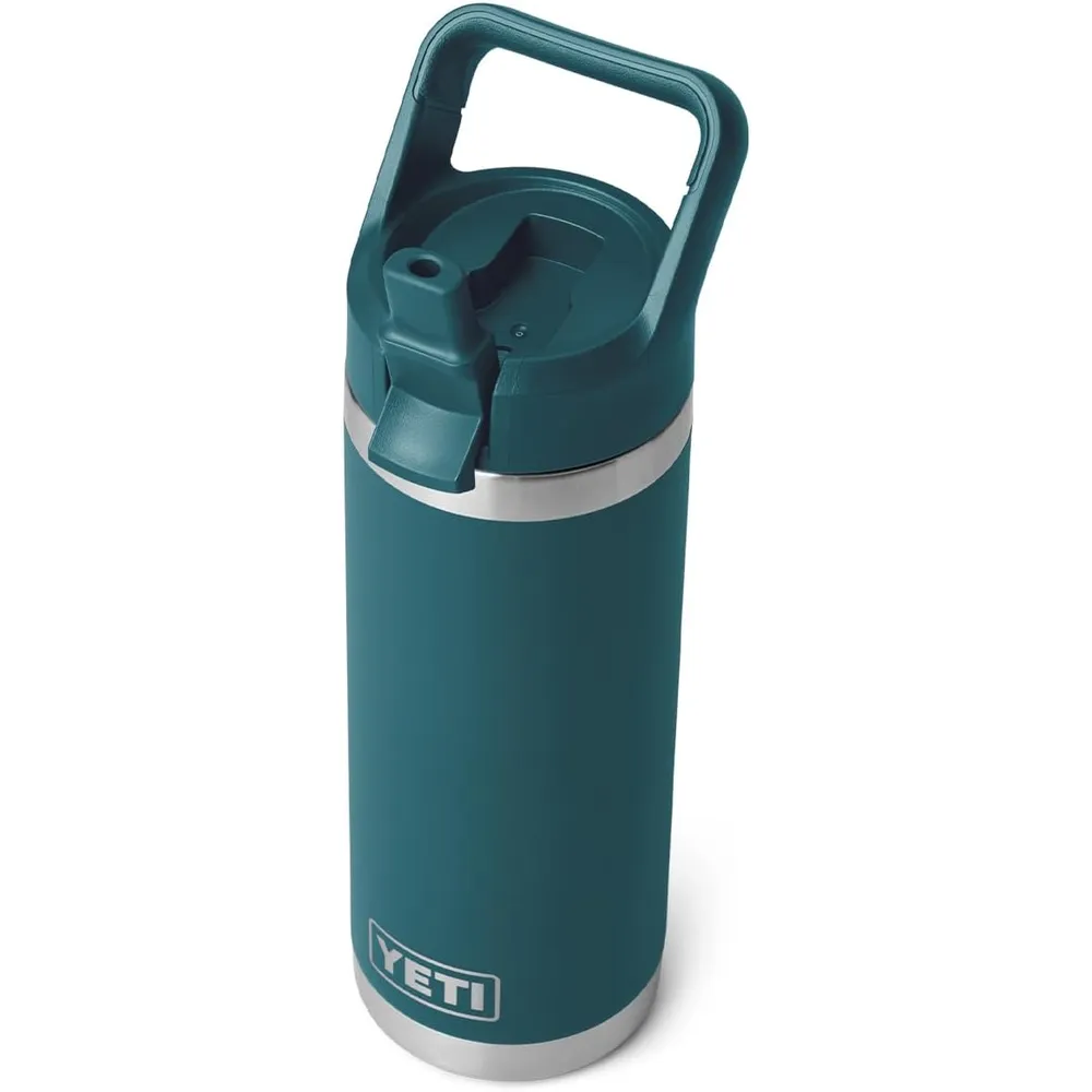 YETI Botella Rambler con Tapa de Cañita de 18 oz | Verde Jade