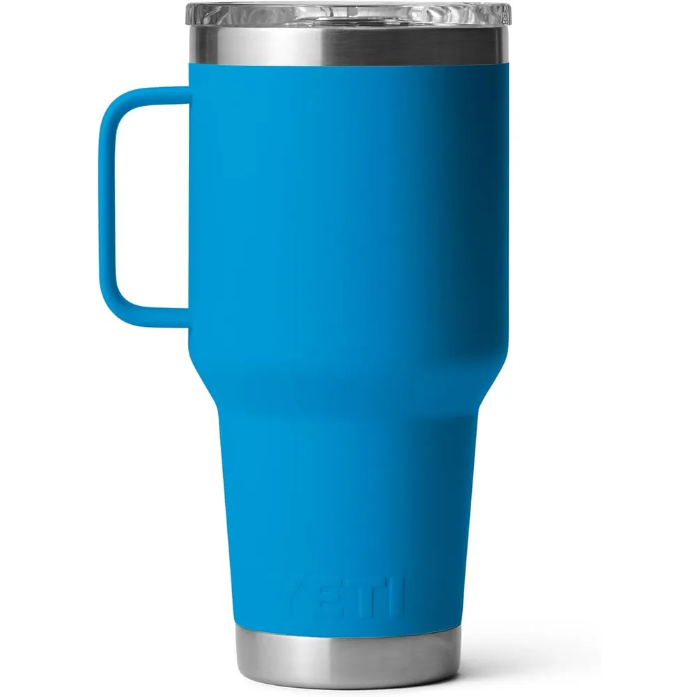 YETI Rambler Vaso de 30 oz de acero inoxidable y tapa Stronghold color azul
