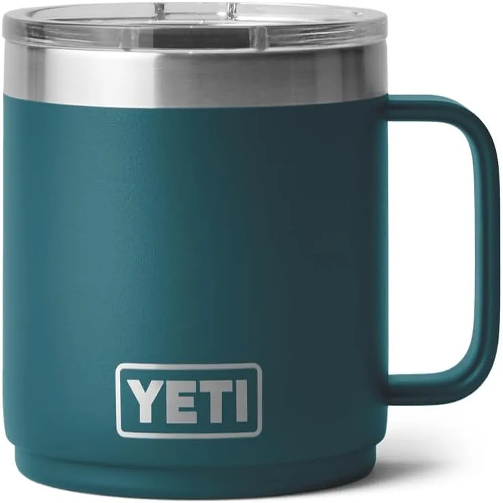 YETI Rambler Taza Apilable con Tapa Magslider de 14 oz | Verde Jade