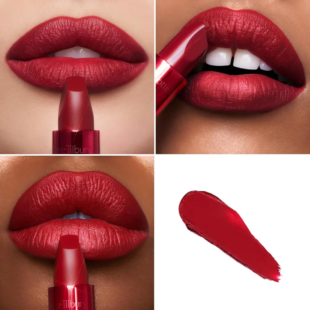 Charlotte Tilbury Revolution Lápiz labial mate | Cinematic Red - rojo cereza intenso