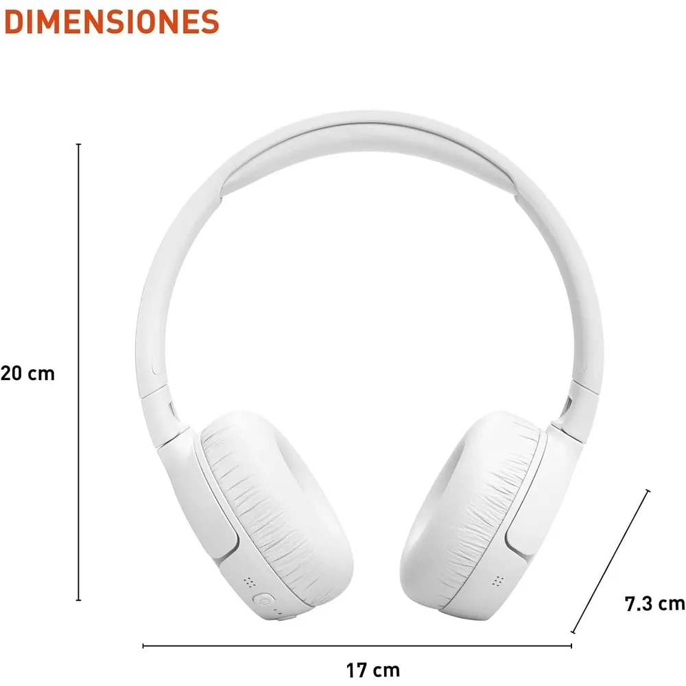 JBL Tune 670NC Auriculares Inalámbricos | Blanco