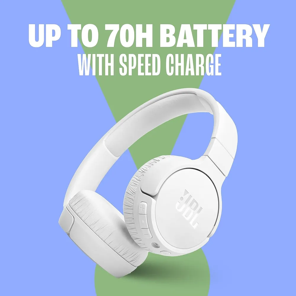 JBL Tune 670NC Auriculares Inalámbricos | Blanco