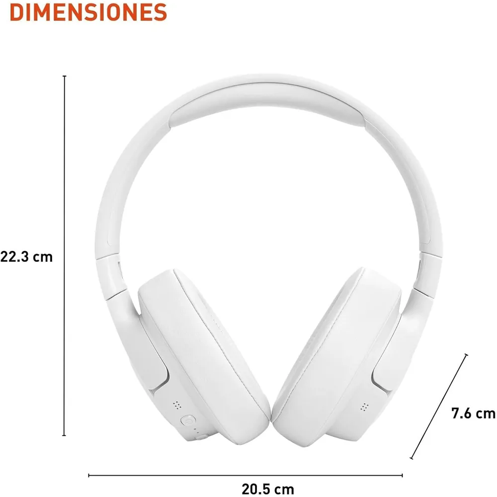 JBL Tune 770NC Auriculares Inalámbricos | Blanco