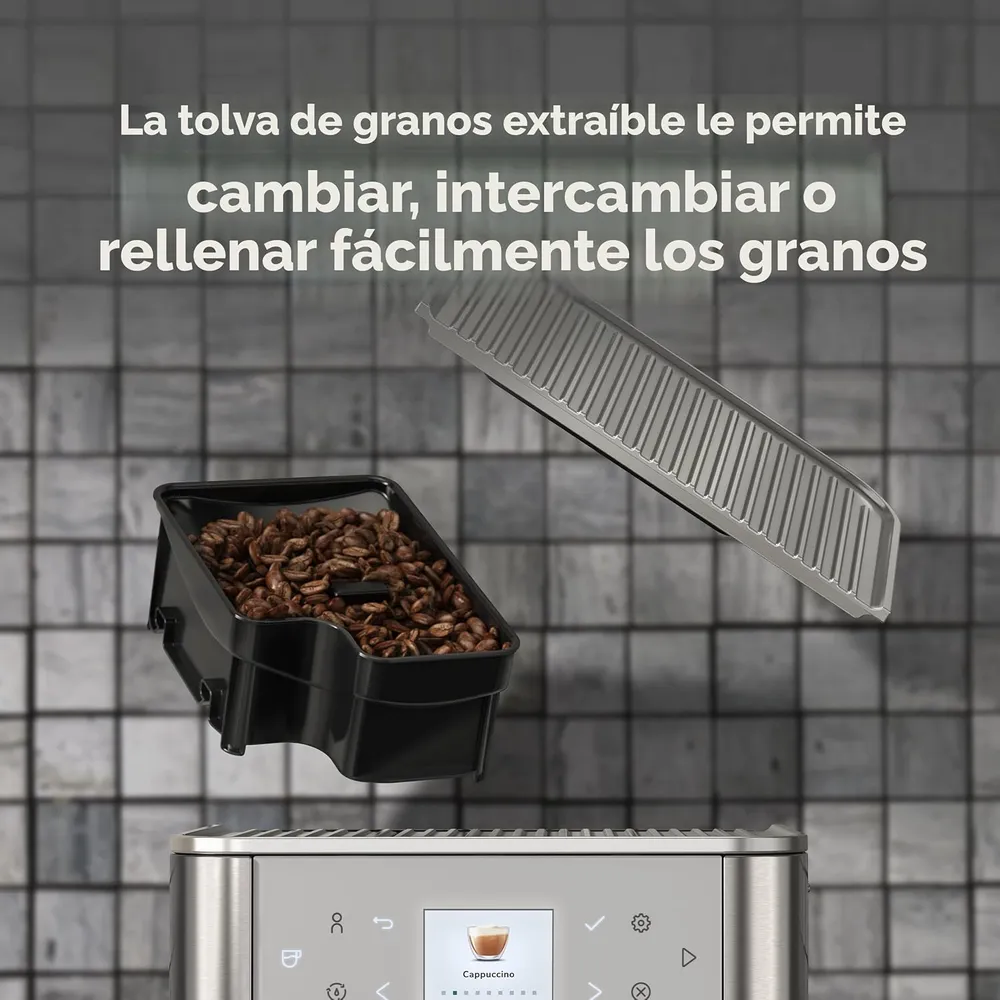 KITCHENAID, MÁQUINA DE CAFÉ ESPRESSO TOTALMENTE AUTOMÁTICA | ACERO INOXIDABLE