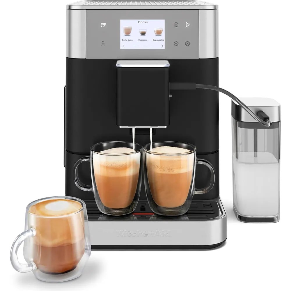 KITCHENAID, MÁQUINA DE CAFÉ ESPRESSO TOTALMENTE AUTOMÁTICA KF7 | NEGRO