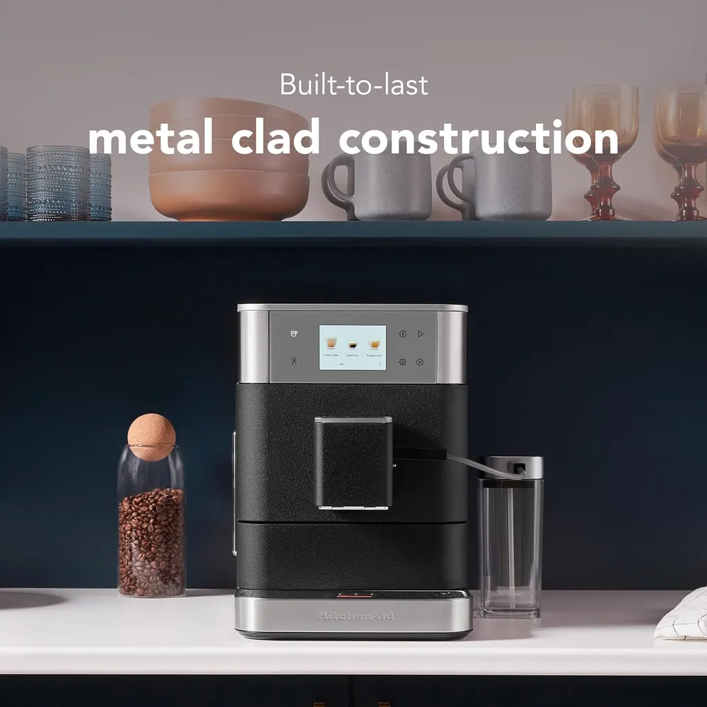 KITCHENAID, MÁQUINA DE CAFÉ ESPRESSO TOTALMENTE AUTOMÁTICA KF7 | NEGRO