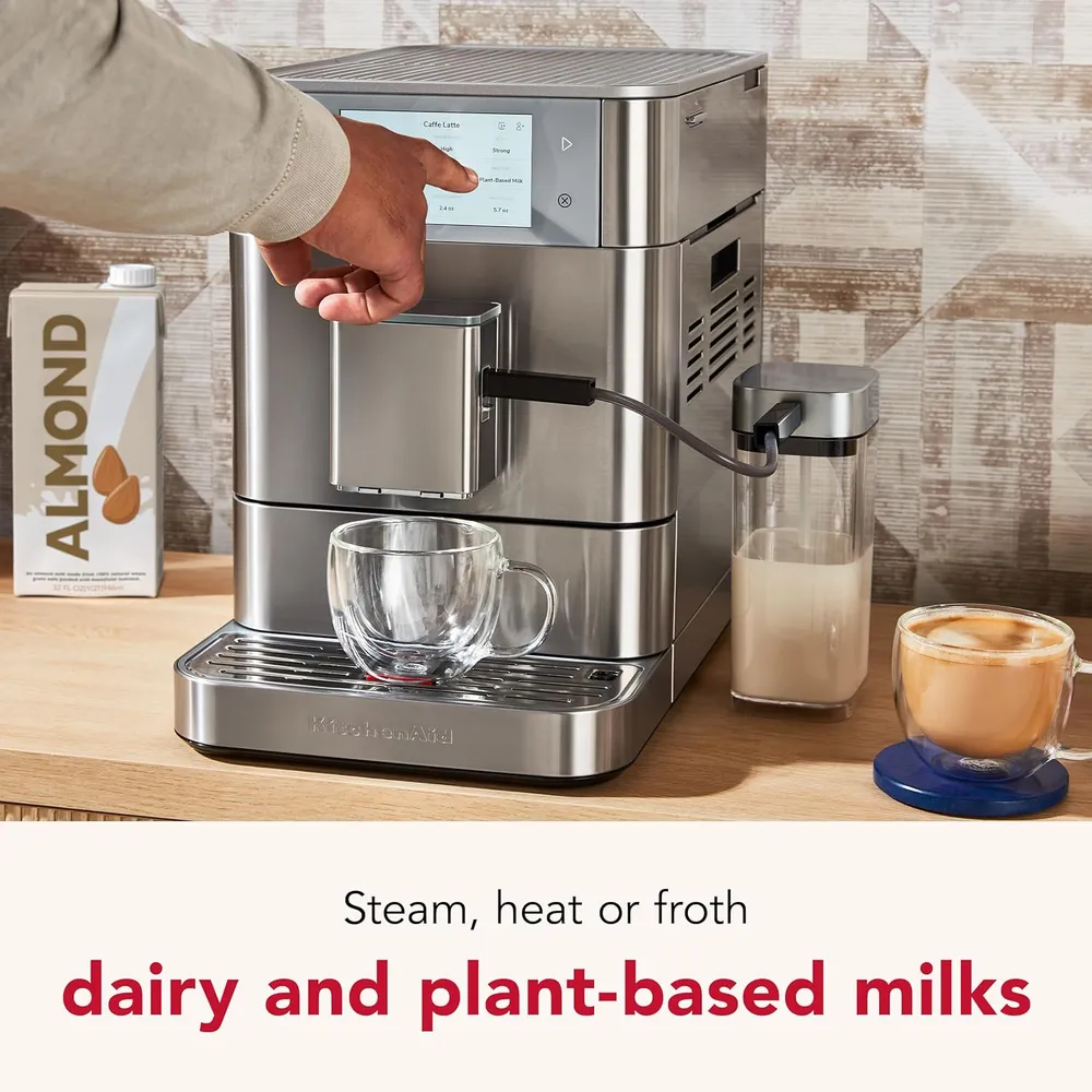 KITCHENAID, MÁQUINA DE CAFÉ ESPRESSO TOTALMENTE AUTOMÁTICA KF8 | ACERO