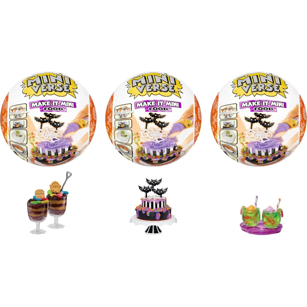 MGA Miniverse Beetlejuice comida pack 3