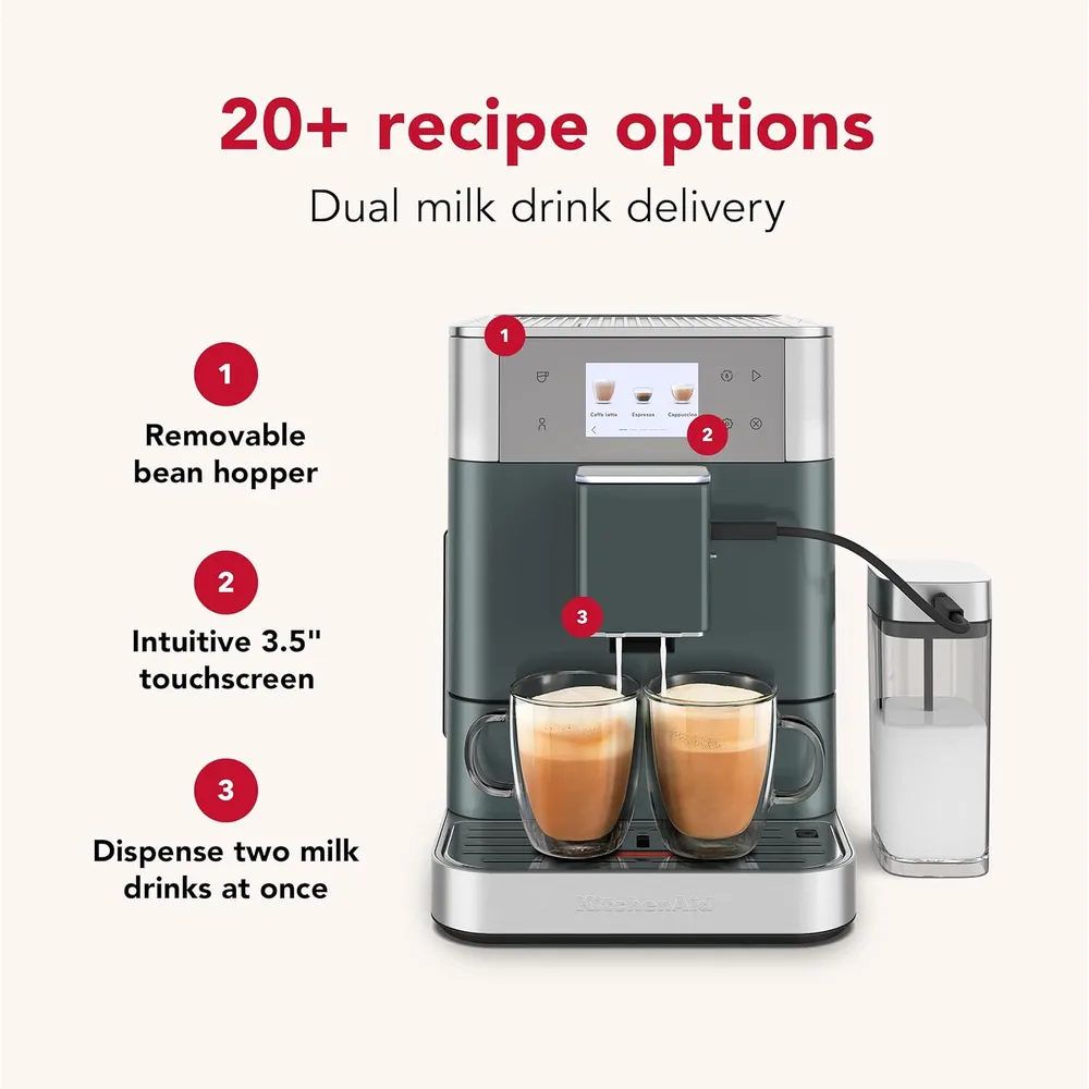 KITCHENAID, MÁQUINA DE CAFÉ ESPRESSO TOTALMENTE AUTOMÁTICA KF7 | ENEBRO