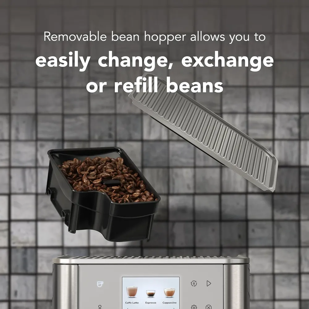 KITCHENAID, MÁQUINA DE CAFÉ ESPRESSO TOTALMENTE AUTOMÁTICA KF7 | ACERO