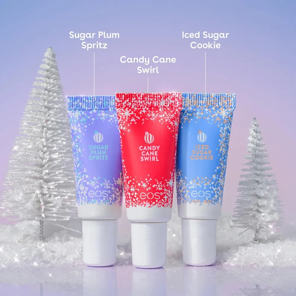 EOS Holiday set bálsamos labiales pack 3