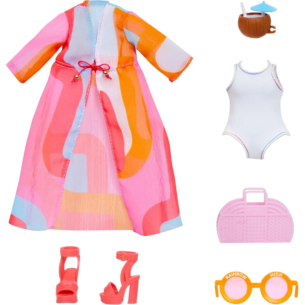 Rainbow High set piscina con accesorios