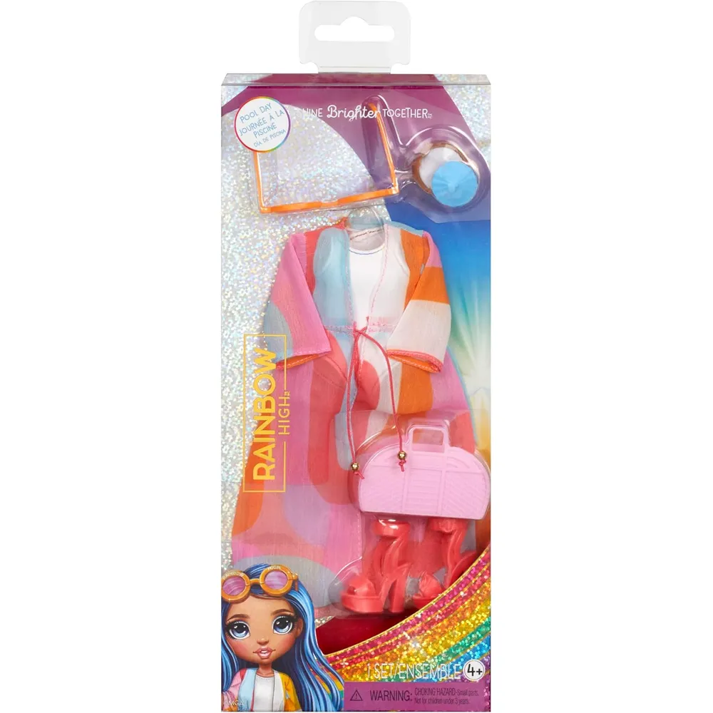 Rainbow High set piscina con accesorios