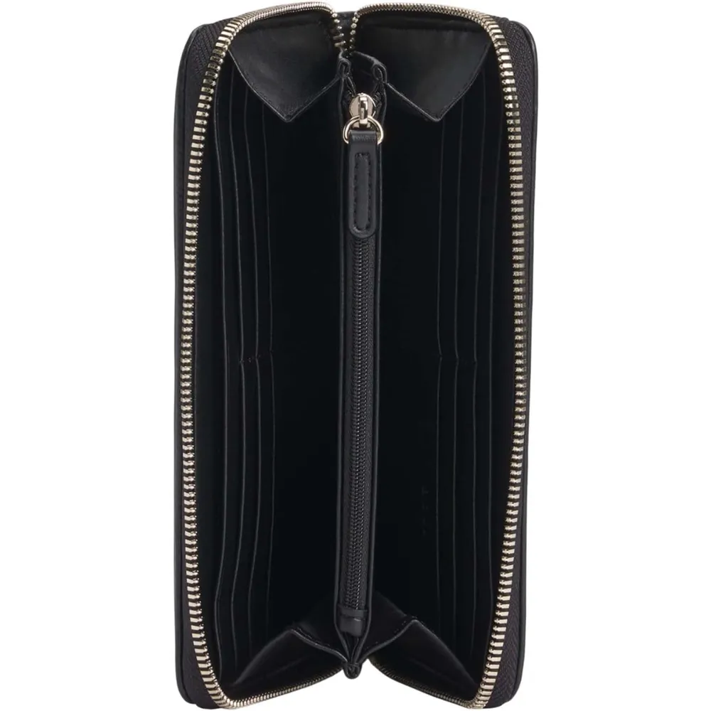BILLETERA HUGO BOSS B ICON NEGRA MUJER