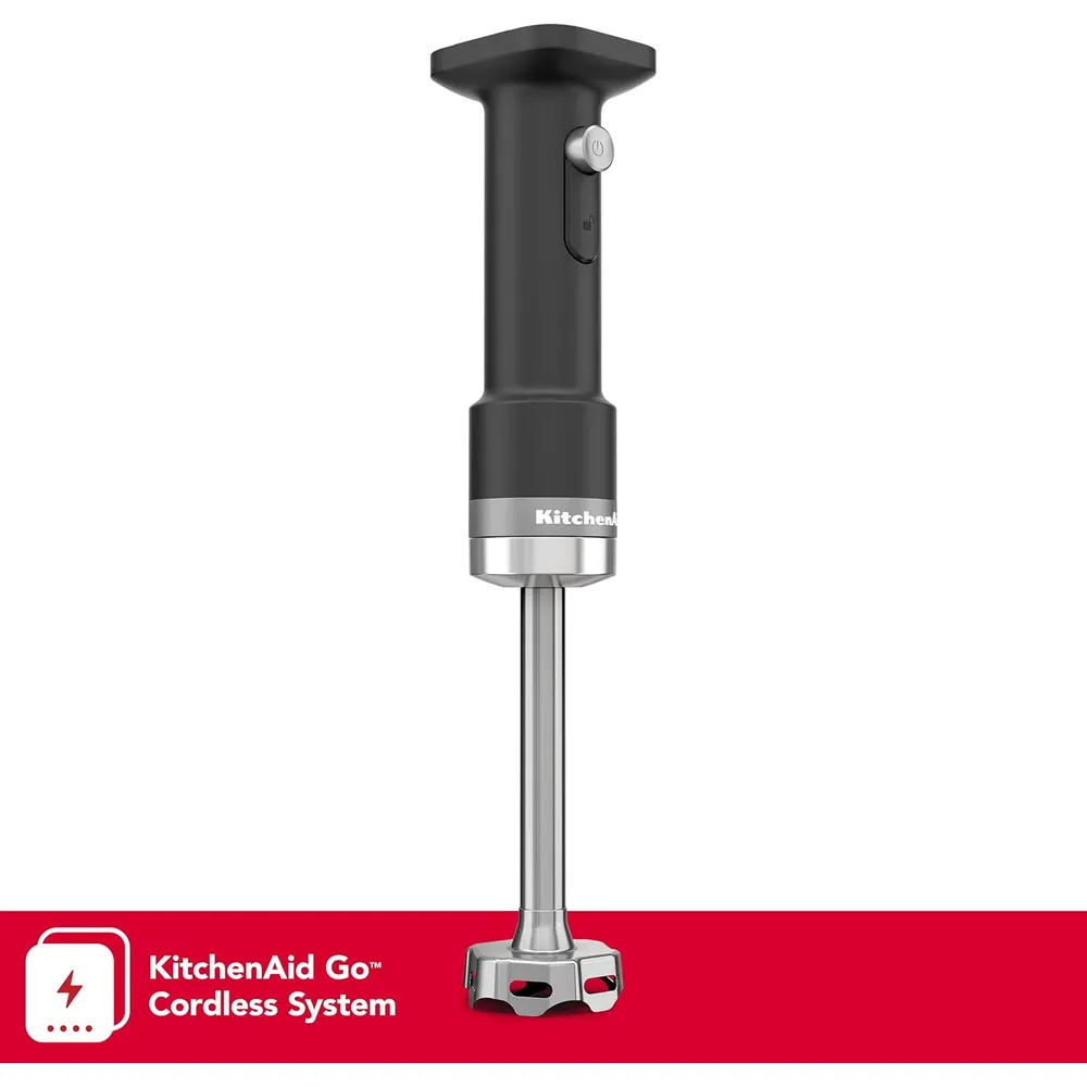 KITCHENAID KHBRV00, BATIDORA DE MANO INALÁMBRICA GO | NEGRO MATE