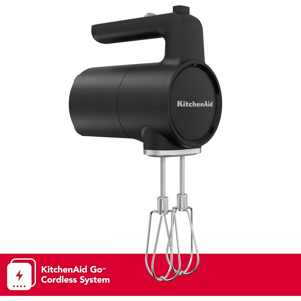 KITCHENAID KHMR700, BATIDORA DE MANO INALÁMBRICA GO | NEGRO MATE