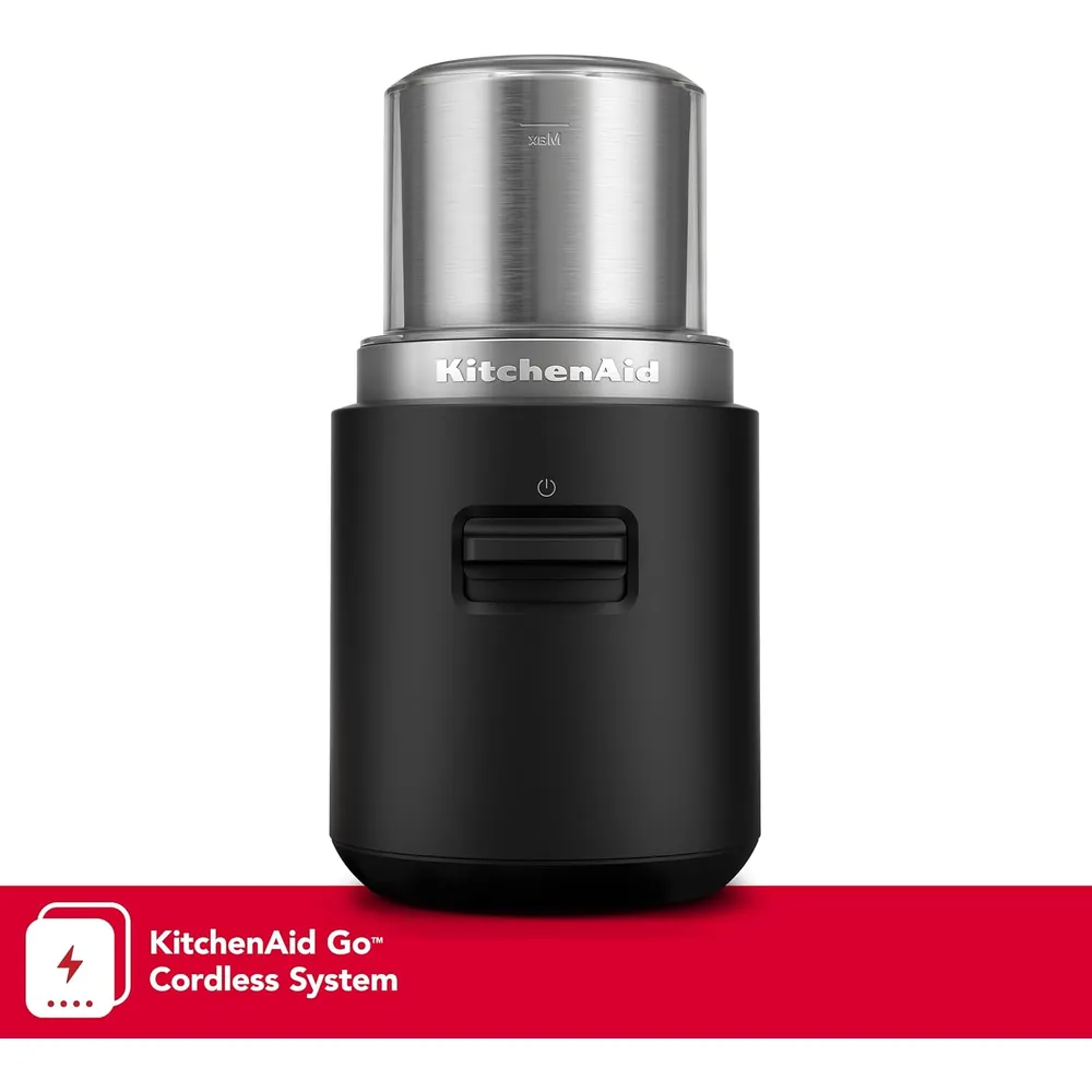 KITCHENAID KBGR100, AMOLADORA INALÁMBRICA GO | NEGRO MATE