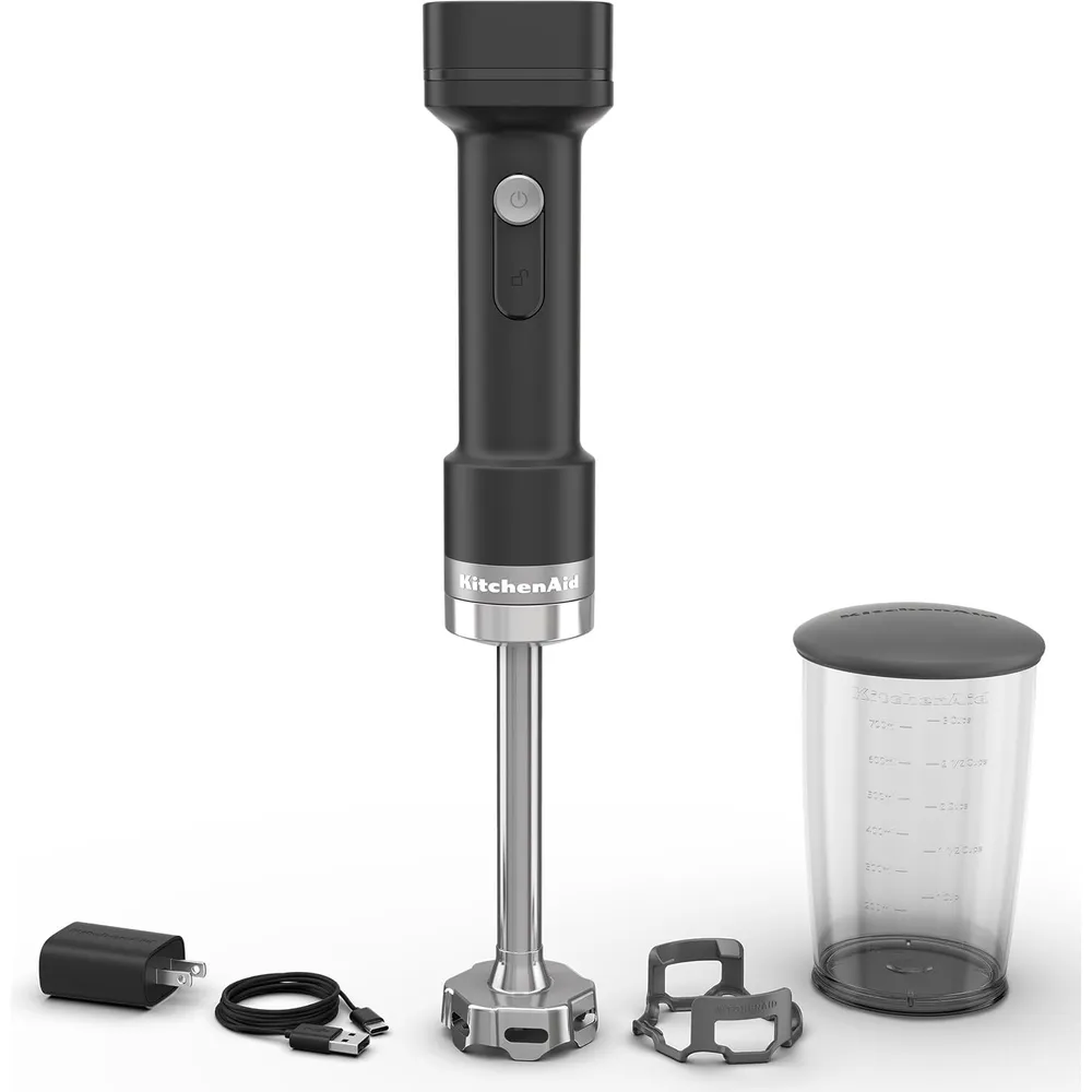KITCHENAID KHBRV71, BATIDORA DE MANO INALÁMBRICA GO | NEGRO MATE