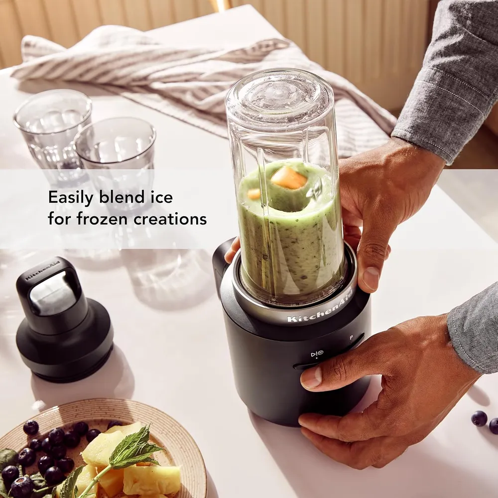 KITCHENAID KSBR256, LICUADORA PERSONAL INALÁMBRICA GO | NEGRO MATE