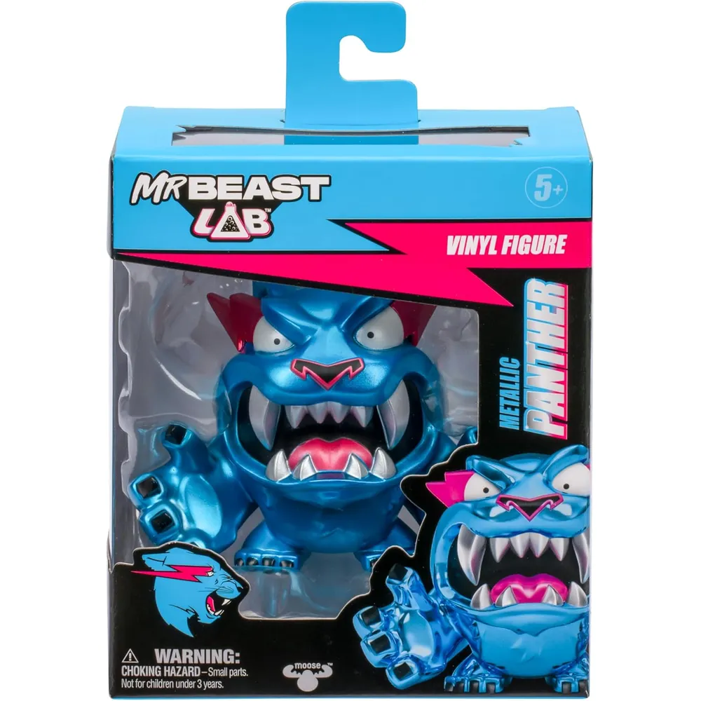 FIGURA MRBEAST LAB PANTERA METÁLICA 3.5" / 8.8 CM