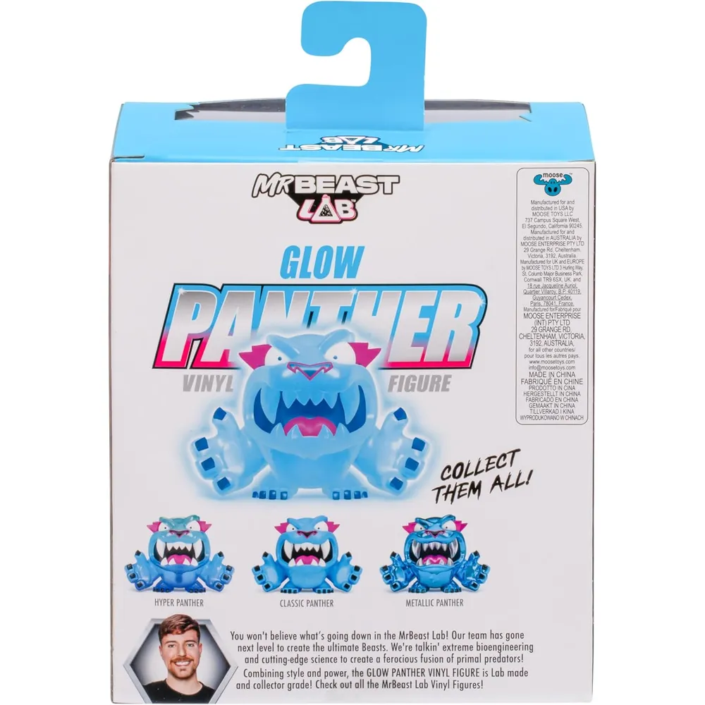 MrBeast Lab pantera luminosa 3.5" / 8.8 cm figura