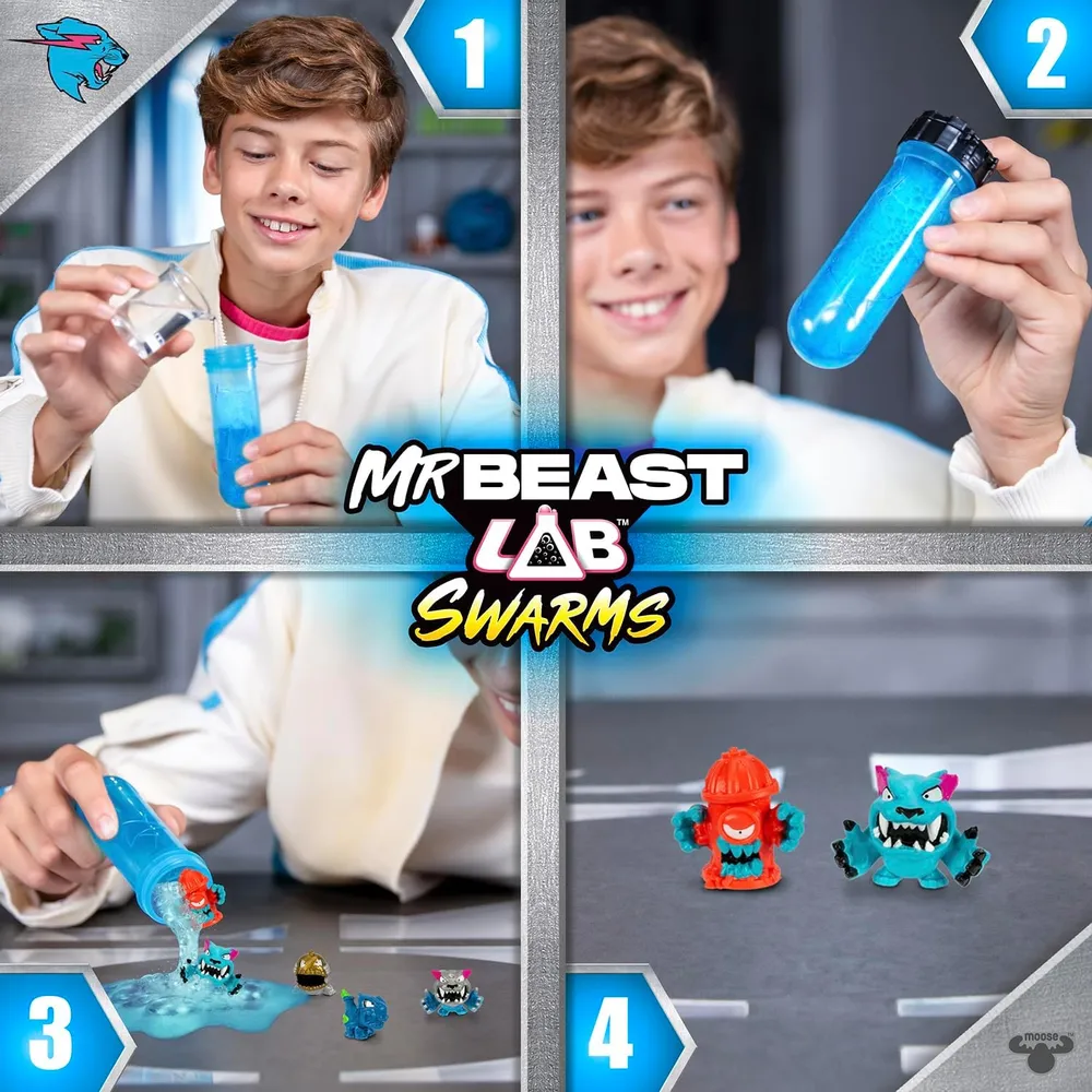 MrBeast Lab Megalaboratorio Swarm pack figuras