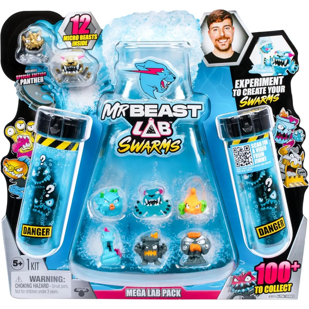 MrBeast Lab Megalaboratorio pack figuras coleccionables