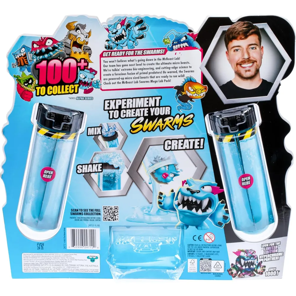 MrBeast Lab Megalaboratorio pack figuras coleccionables
