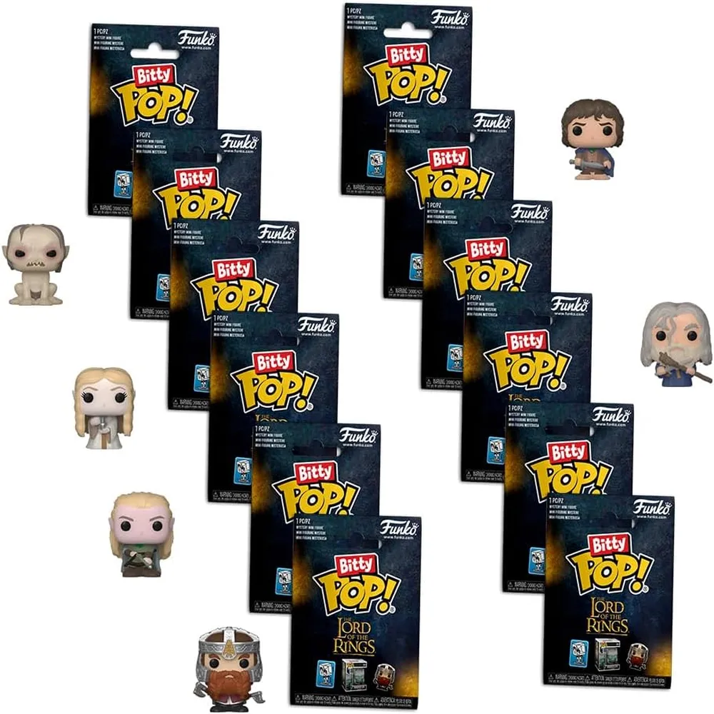 Funko Pop | Pack 12 piezas Bitty de El Señor de los Anillos
