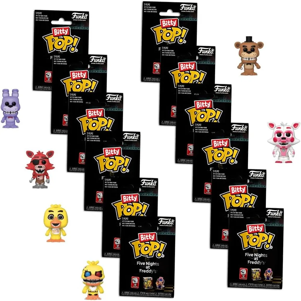 Funko Pop | Pack de 12 Bitty Singles de Five Nights at Freddy's