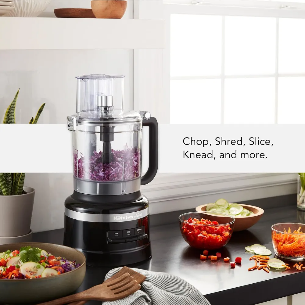 KITCHENAID, PROCESADOR DE ALIMENTOS 13 QT / 12.3 L + BATIDORA DE MANO | NEGRO