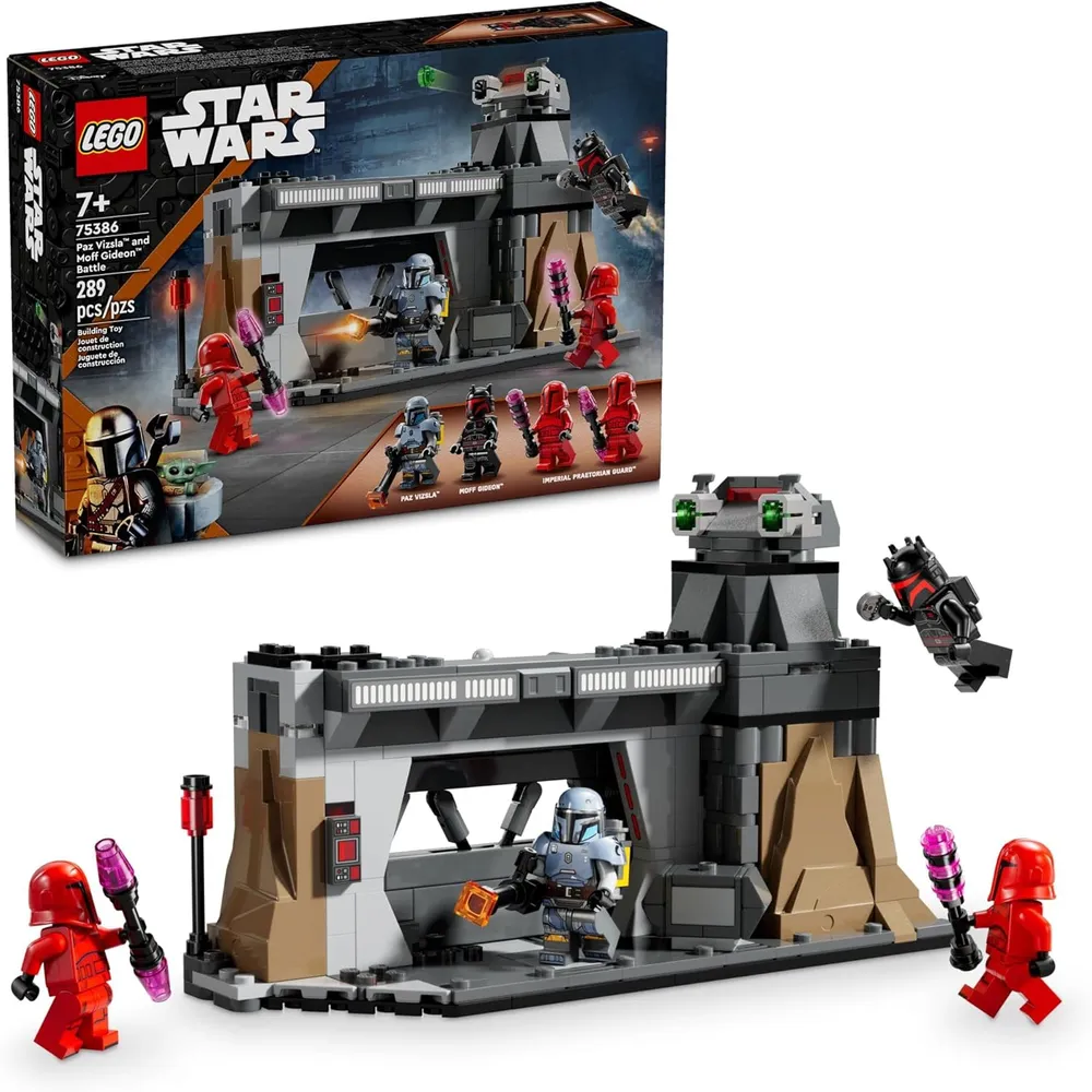 Lego Star Wars The Mandalorian, batalla entre Paz Vizsla y Moff Gideon, set