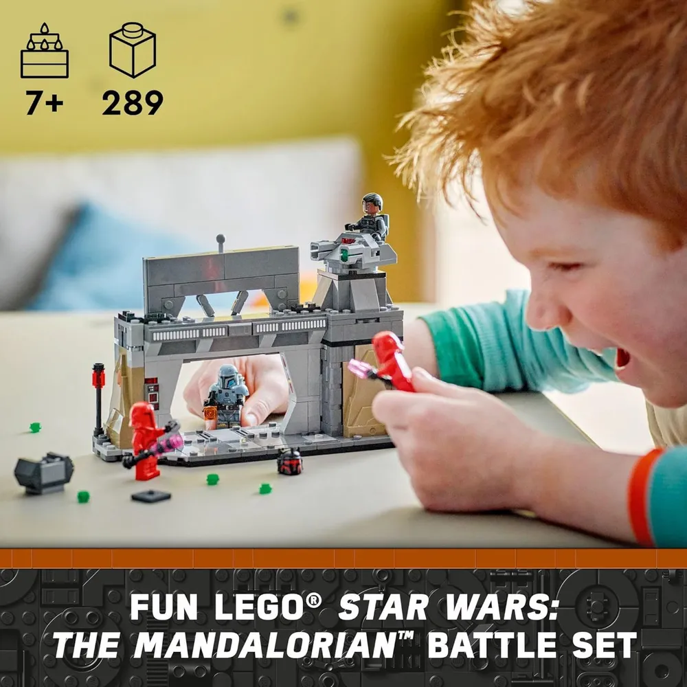Lego Star Wars The Mandalorian, batalla entre Paz Vizsla y Moff Gideon, set