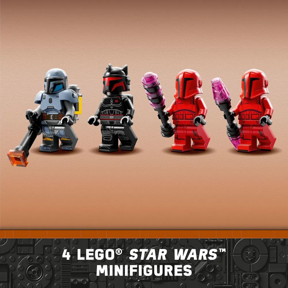 Lego Star Wars The Mandalorian, batalla entre Paz Vizsla y Moff Gideon, set