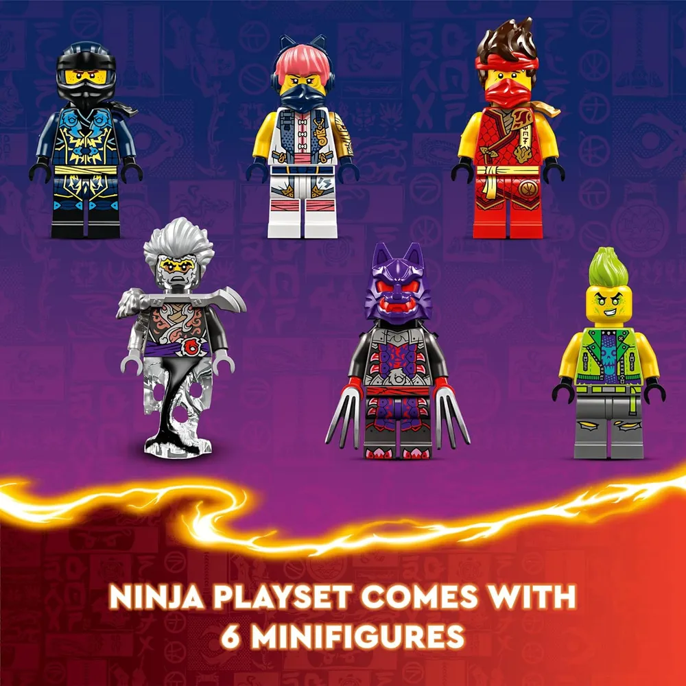 Lego Ninjago Arena de batalla del torneo, set de acción con 6 minifiguras