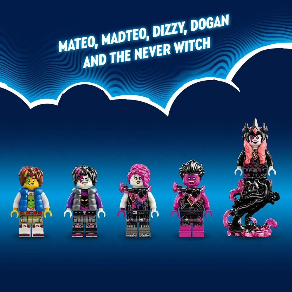 Lego Dreamzzz Criaturas de la pesadilla de la bruja de Nunca Jamás, set con minifiguras