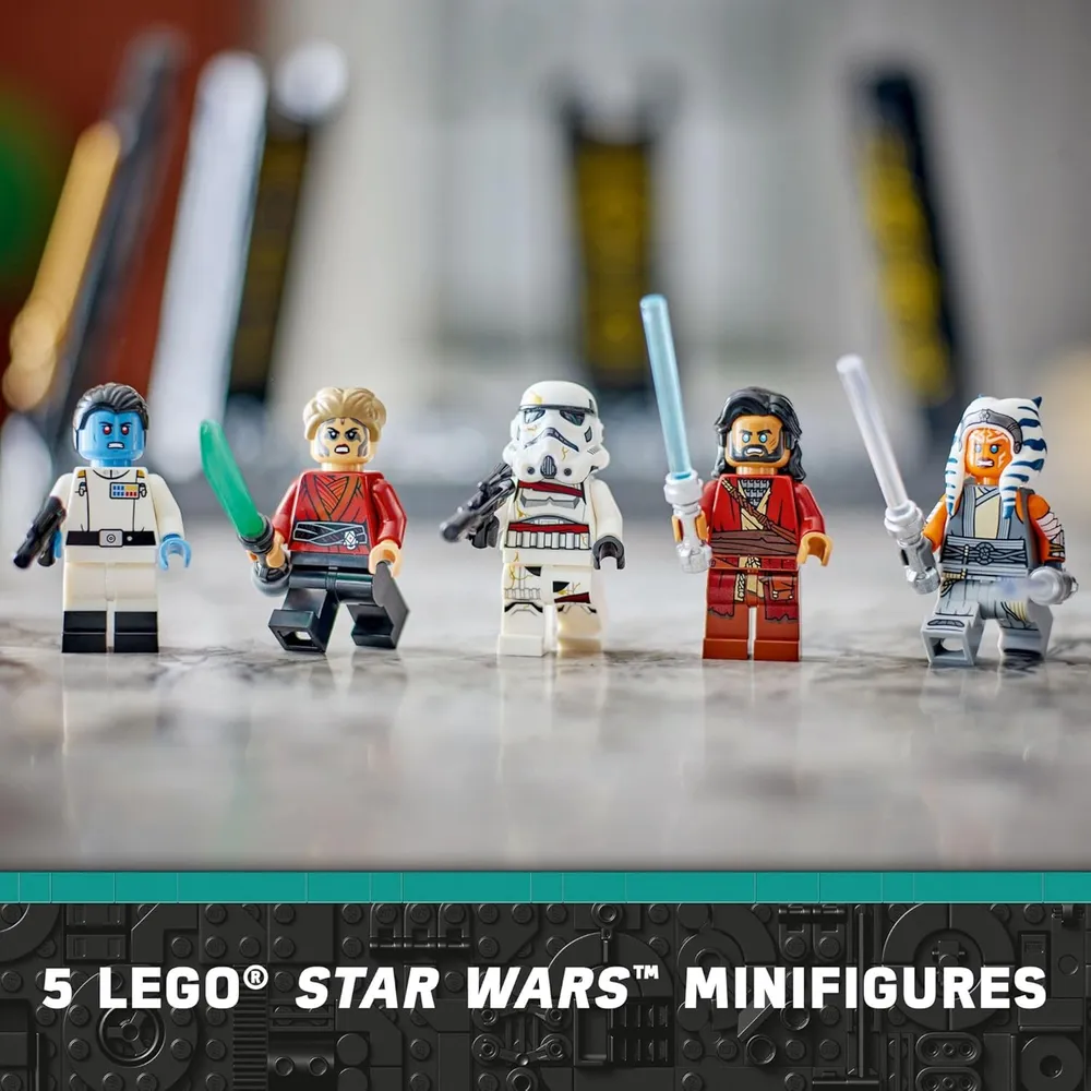 LEGO STAR WARS DUELO DE AHSOKA TANO EN PERIDEA CON 5 MINIFIGURAS
