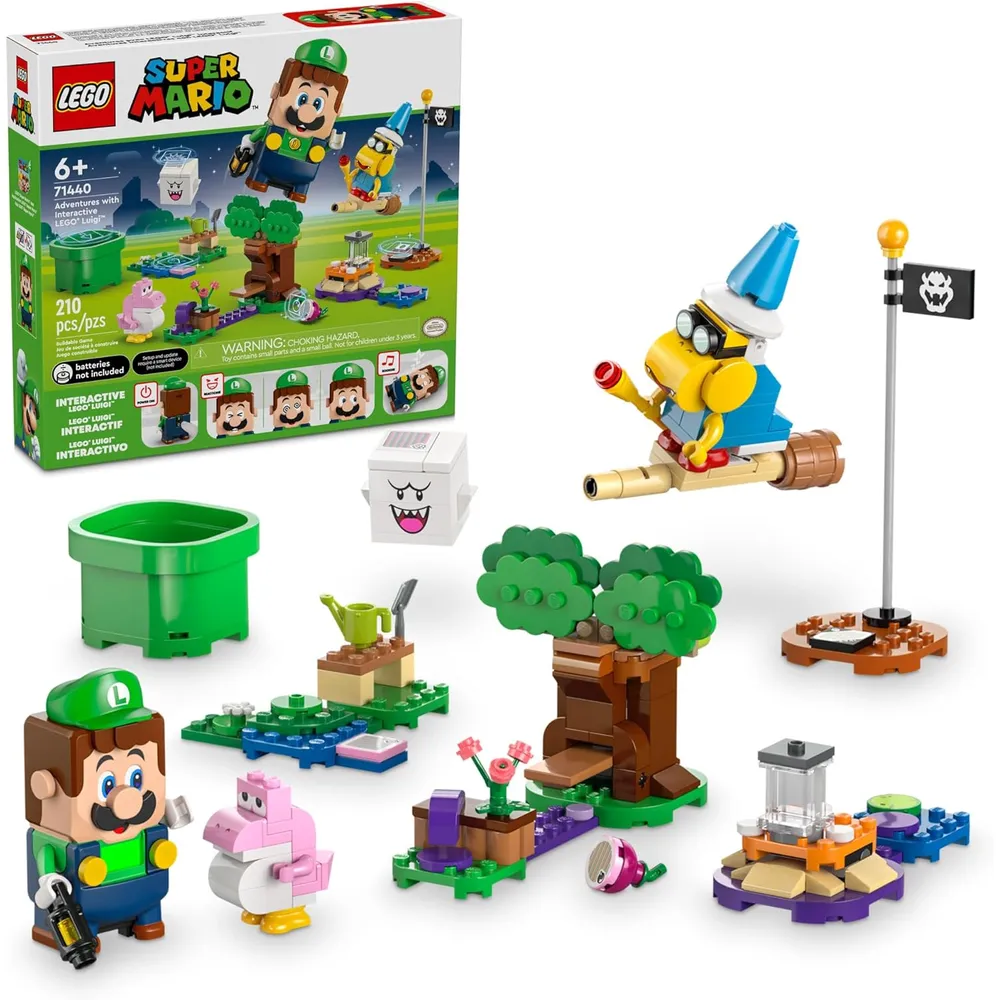 LEGO SUPER MARIO AVENTURAS CON LUIGI SET INTERACTIVO CON FIGURA DE LUIGI
