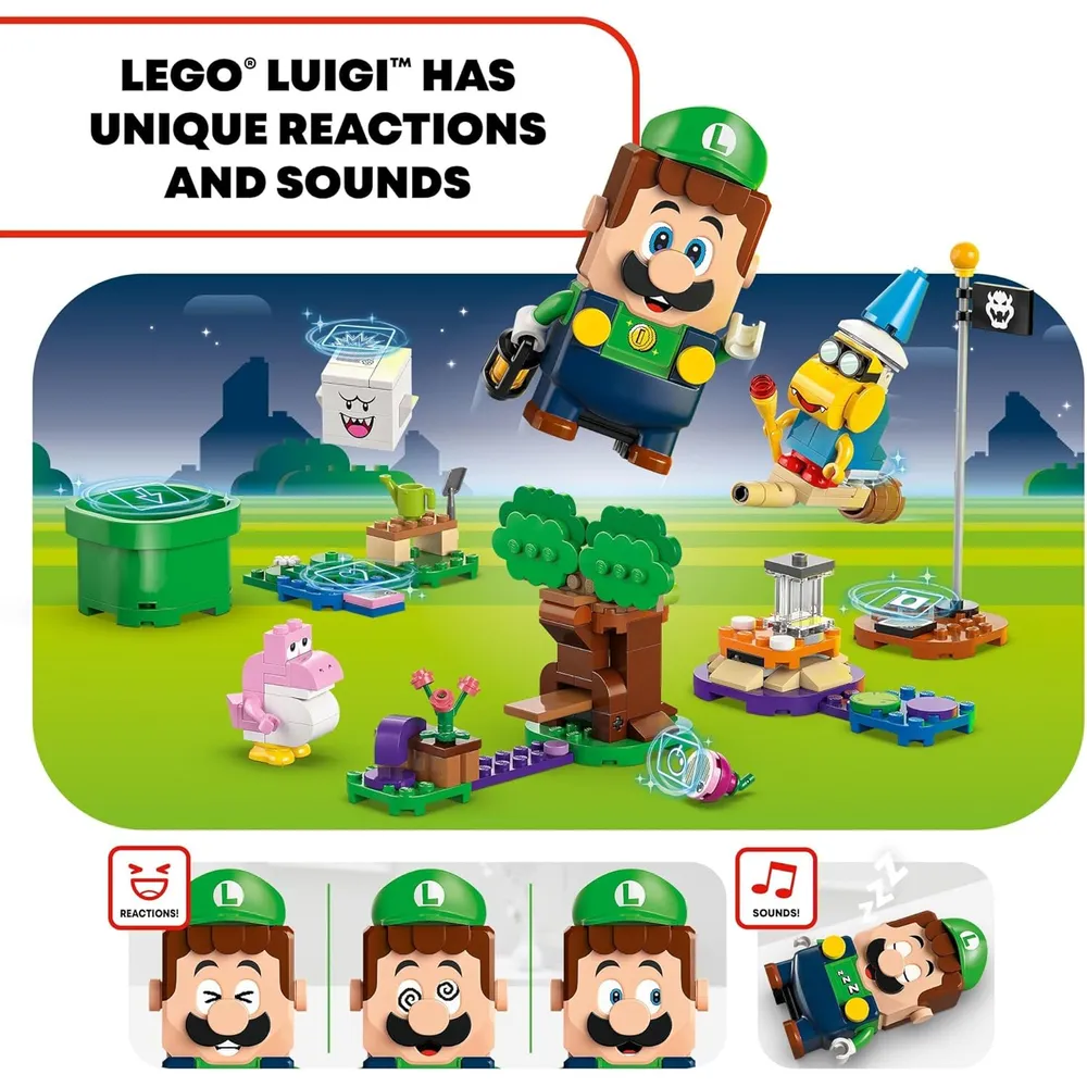 LEGO SUPER MARIO AVENTURAS CON LUIGI SET INTERACTIVO CON FIGURA DE LUIGI