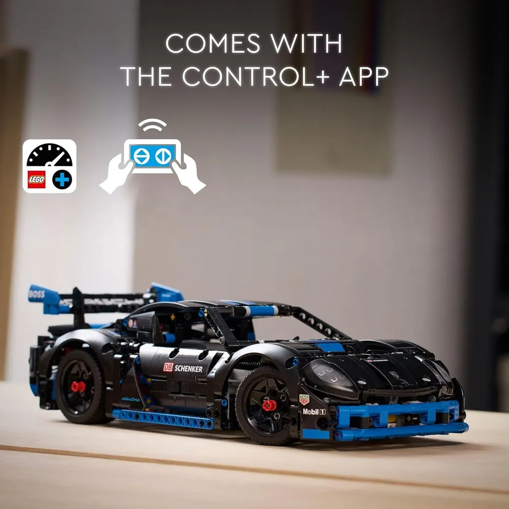 Lego Technic Porsche GT4 E-Performance, coche de carreras teledirigido de lujo