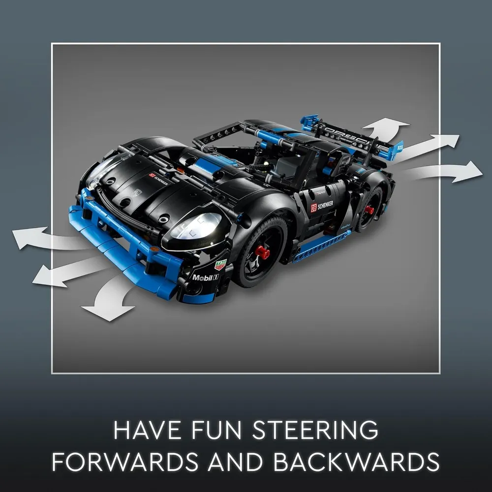 Lego Technic Porsche GT4 E-Performance, coche de carreras teledirigido de lujo