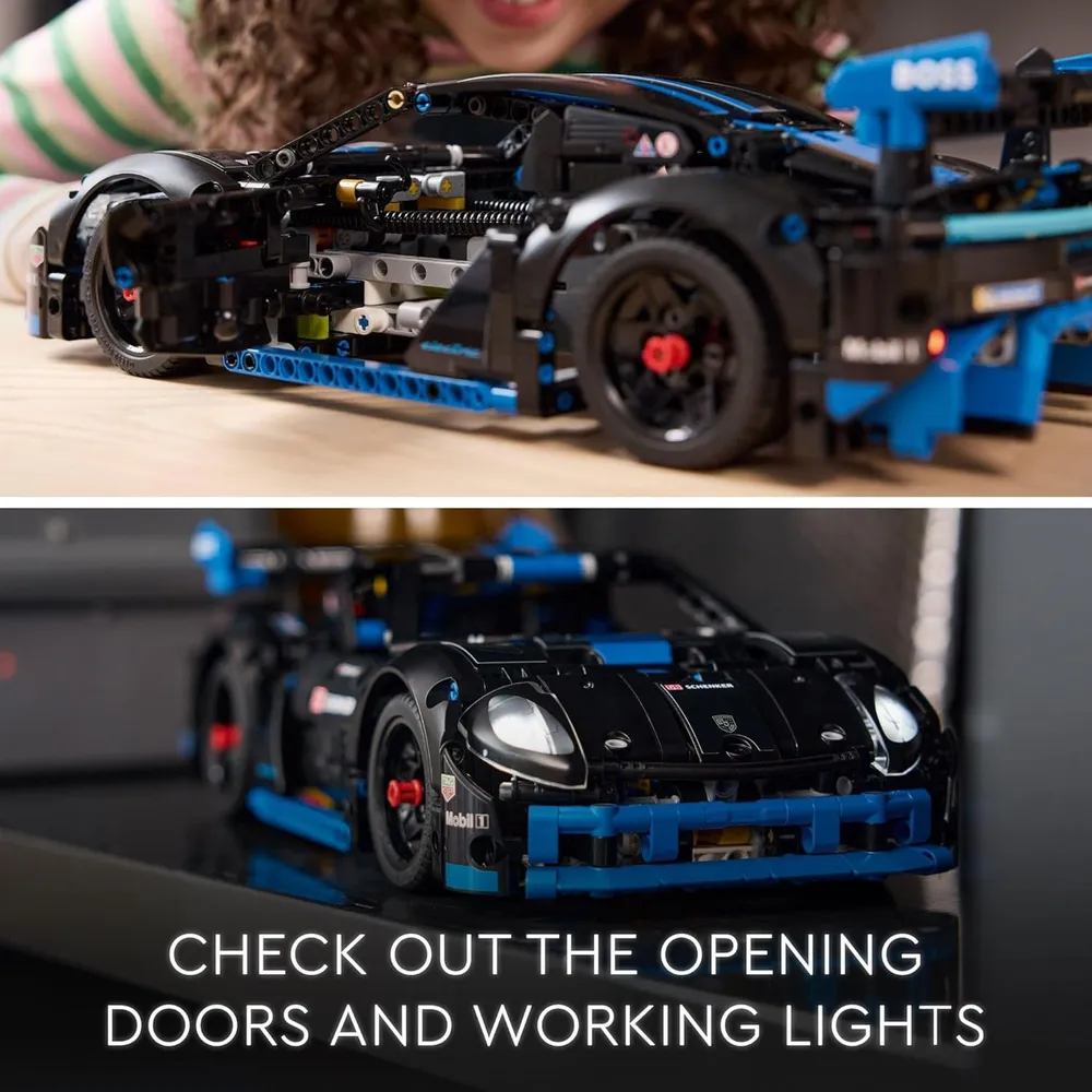 Lego Technic Porsche GT4 E-Performance, coche de carreras teledirigido de lujo