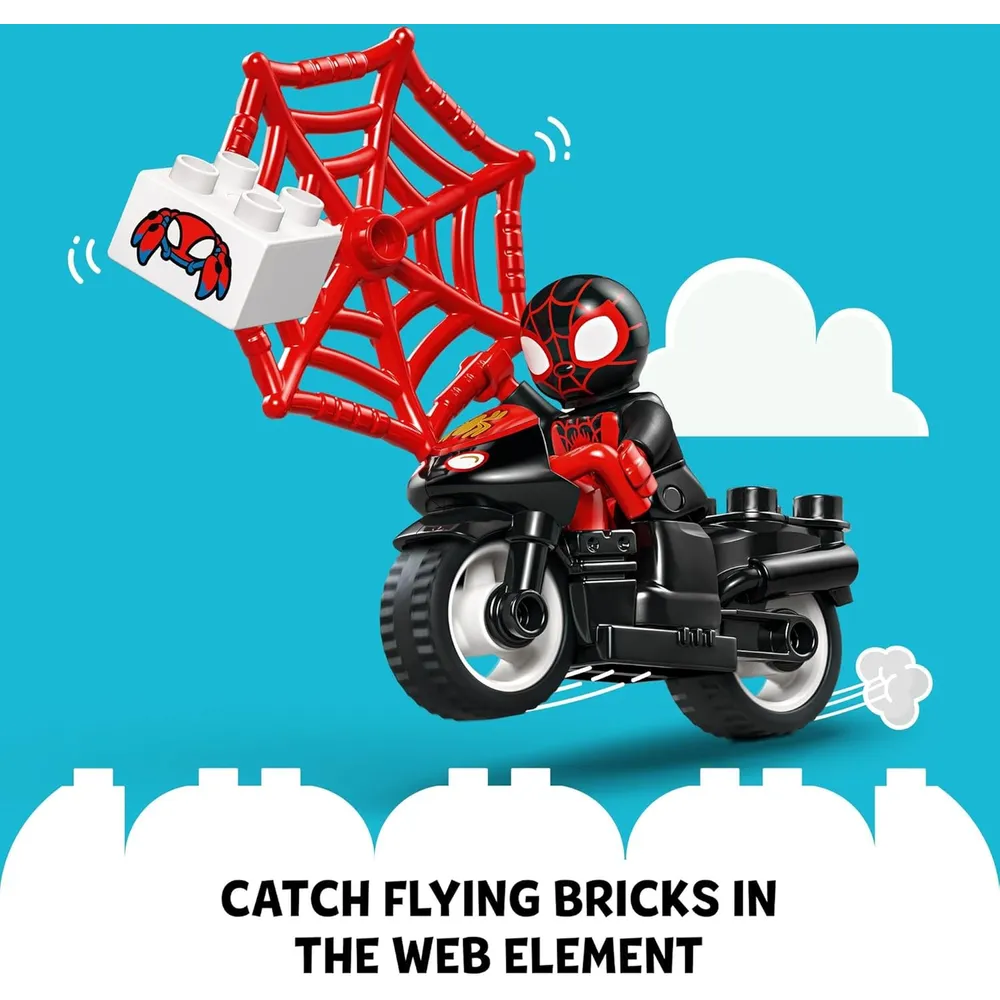 Lego Duplo Marvel Spin, motocicleta de fantasía para construir y jugar