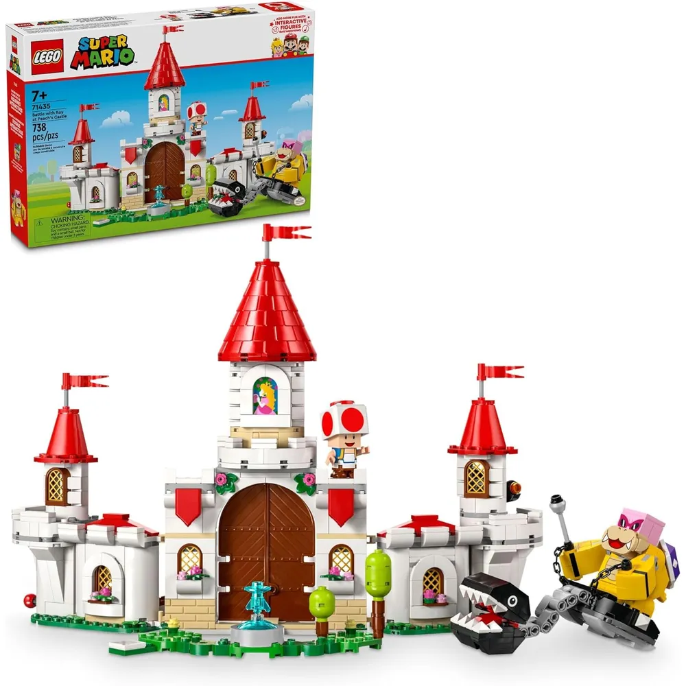 LEGO SUPER MARIO BATALLA CON ROY EN EL CASTILLO DE PEACH